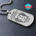 SAD058 - It's About Being Better Than You Were The Day Before - Samurai - Bushido - Katana - Ronin - Miyamoto Musashi - Silver Dog Tag