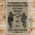 SD001 - Call On Me Brother - Soldier - English - Vertical Poster - Vertical Canvas - Soldier Poster