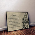 SD014 - I Choose - Soldier - English - Horizontal Poster - Horizontal Canvas - Soldier Poster