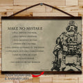 SD015 - Make No Mistake - Soldier - English - Horizontal Poster - Horizontal Canvas - Soldier Poster