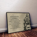 SD016 - Nobody Is Born A Warrior - Soldier - Horizontal Poster - Horizontal Canvas - Soldier Poster