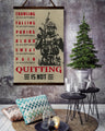SD032 - Quitting Is Not - Soldier - Horizontal Poster - Horizontal Canvas - Soldier Poster