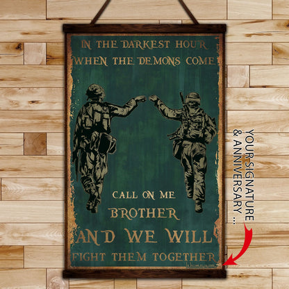 SD040 - Call On Me Brother - English - Soldier - Vertical Poster - Vertical Canvas - Soldier Poster