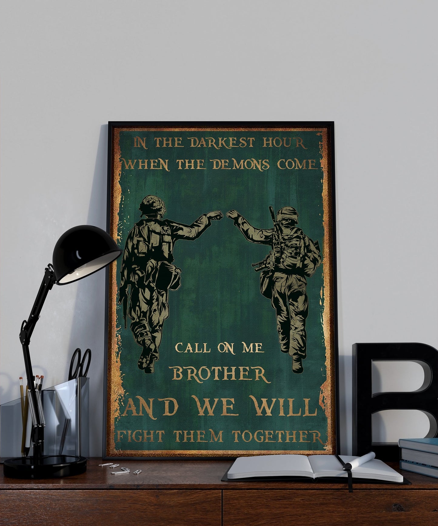 SD040 - Call On Me Brother - English - Soldier - Vertical Poster - Vertical Canvas - Soldier Poster