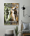 SD042 - Call On me Brother - Army - Marine - Vertical Poster - Vertical Canvas - Soldier Poster - Soldier Canvas