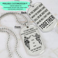 SDD030 - Call On Me Brother - It's About Being Better Than You Were The Day Before - Army - Marine - Soldier Dog Tag - Double Side Silver Dog Tag