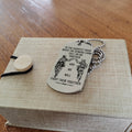 SDD038 - Call On Me Brother - It's About Being Better Than You Were The Day Before - Army - Marine - Soldier Dog Tag - Double Side Silver Dog Tag
