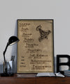 VK001 - The Nine Noble Virtues - Viking Poster