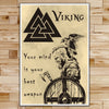 VK048 - Your Mind Is Your Best Weapon - Ragnar - Viking Poster