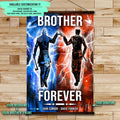 VK062 - Brother Forever - Ragnar Lothbrok - Floki - Vertical Poster - Vertical Canvas - Viking Poster - Viking Canvas