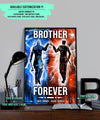 VK062 - Brother Forever - Ragnar Lothbrok - Floki - Vertical Poster - Vertical Canvas - Viking Poster - Viking Canvas