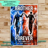 VK062 - Brother Forever - Ragnar Lothbrok - Floki - Vertical Poster - Vertical Canvas - Viking Poster - Viking Canvas
