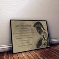 WA031 - Make No Mistake - English - Spartan - Horizontal Poster - Horizontal Canvas - Warrior Poster