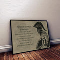 WA032 - Nobody Is Born A Warrior - Spartan - Horizontal Poster - Horizontal Canvas - Warrior Poster