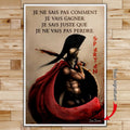 WA065 - IF - Show No Mercy - Spartan - Vertical Poster - Vertical Canvas - Warrior Poster
