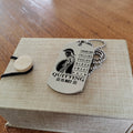 WAD011 - Quitting Is Not - Warrior Dog Tag - Engrave Sliver Dog Tag