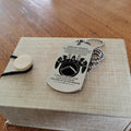 WAD015 - Make No Mistake - Warrior Dog Tag - Engrave Sliver Dog Tag