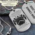 WAD015 - Make No Mistake - Warrior Dog Tag - Engrave Sliver Dog Tag