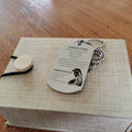 WAD021 - Spartan Code - English - Warrior Dog Tag - Engrave Sliver Dog Tag