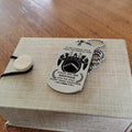 WAD026 - Call On Me Brother - English - Warrior Dog Tag - Engrave Sliver Dog Tag