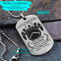 Engrave - Call On Me Brother - Dragon Ball Dog Tag - Soldier Dog Tag - Samurai Dog Tag - Warrior Dog Tag